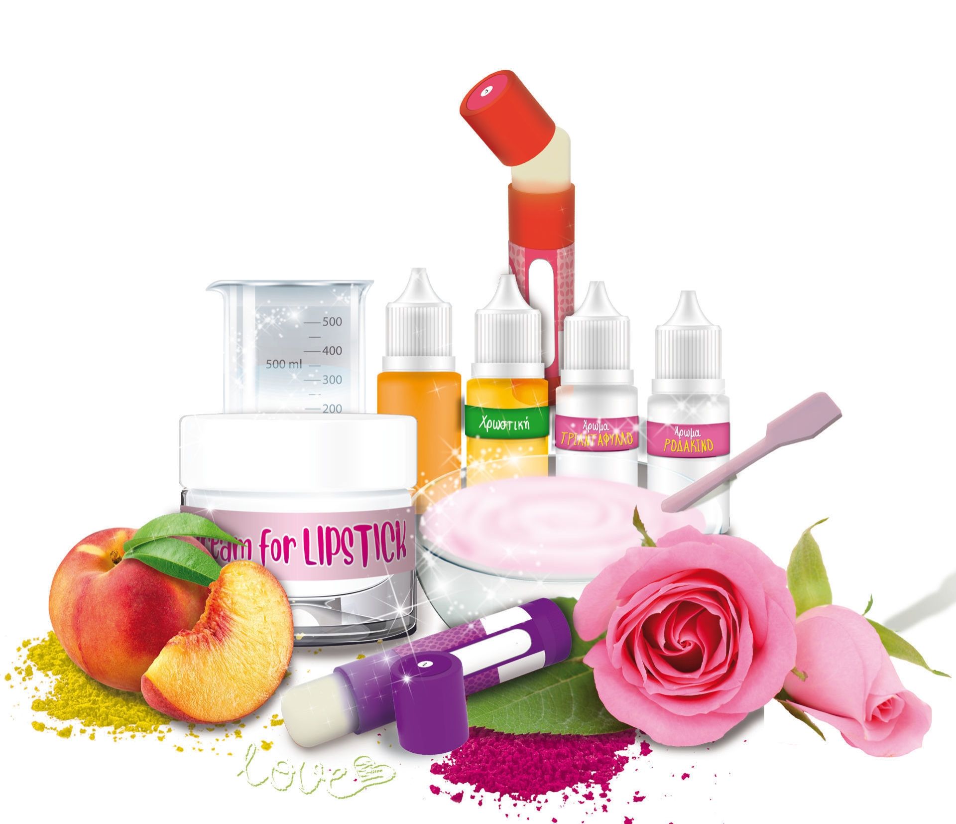 Εργαστήριο Κραγιόν Lisciani - Φτιάξτε Αρωματικά Lipsticks με Φυσικά Υλικά 66872