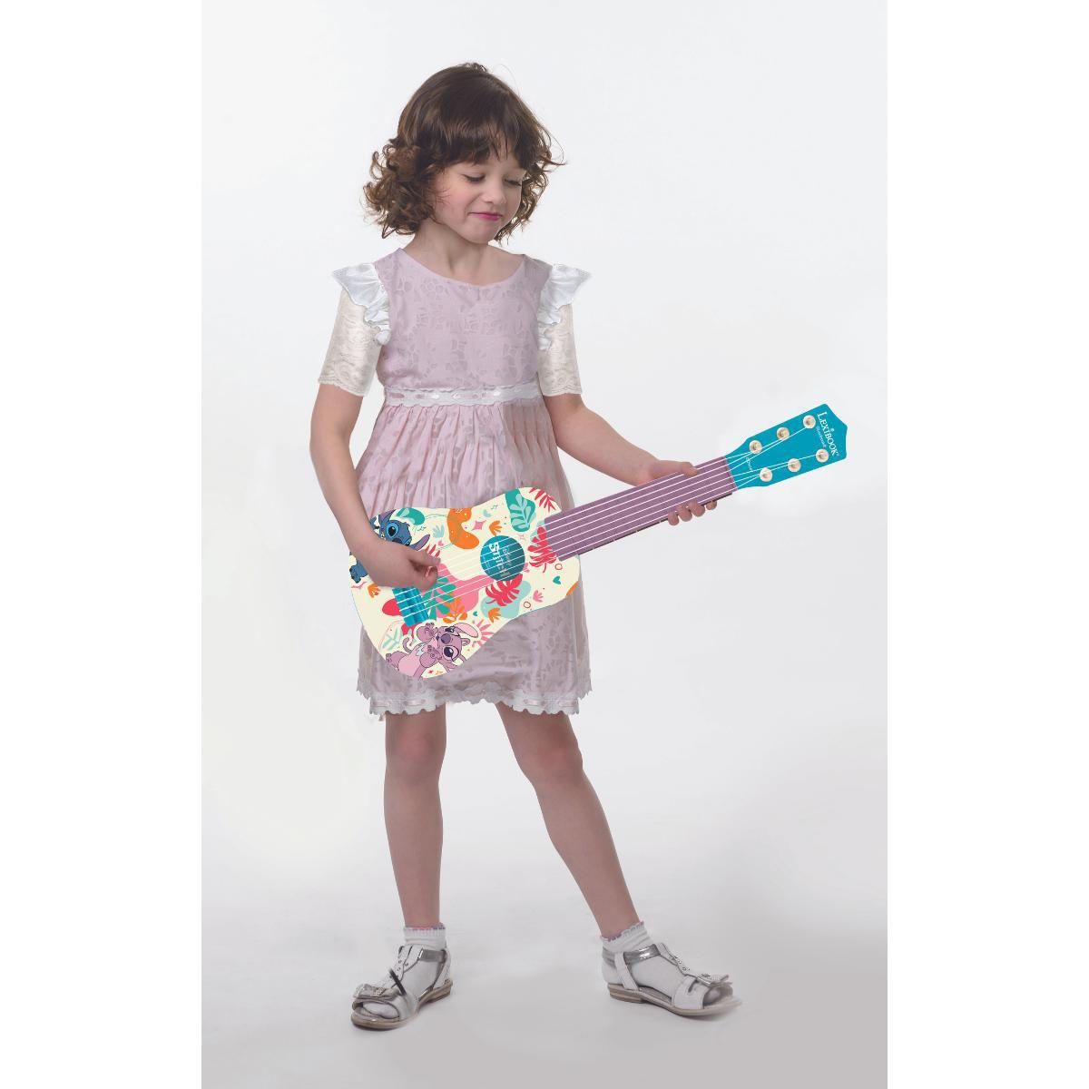 Η πρώτη μου κιθάρα Stitch με 6 νάιλον χορδές, και 53 cm μήκος Lexibook K200D