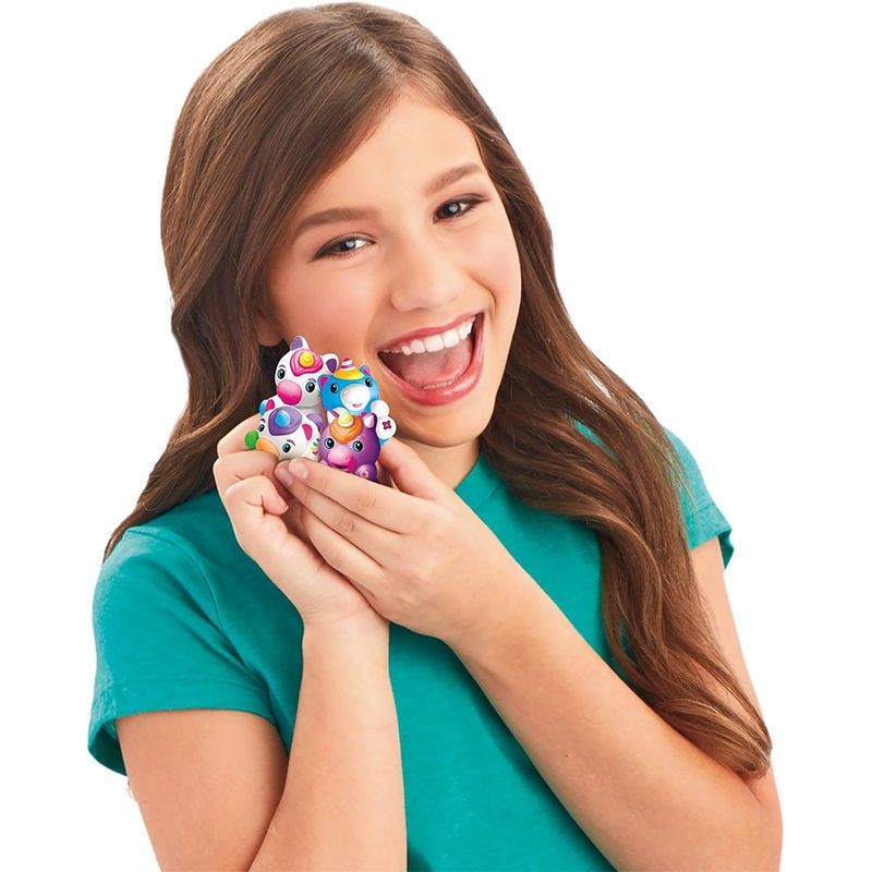 Cra-Z-Art Squeezie Surprise Mom and Baby Animals CRSS6 - Δημιουργικό Παιχνίδι με Μονόκερο & Μωρά - 6+ Ετών Lexibook CRSS6