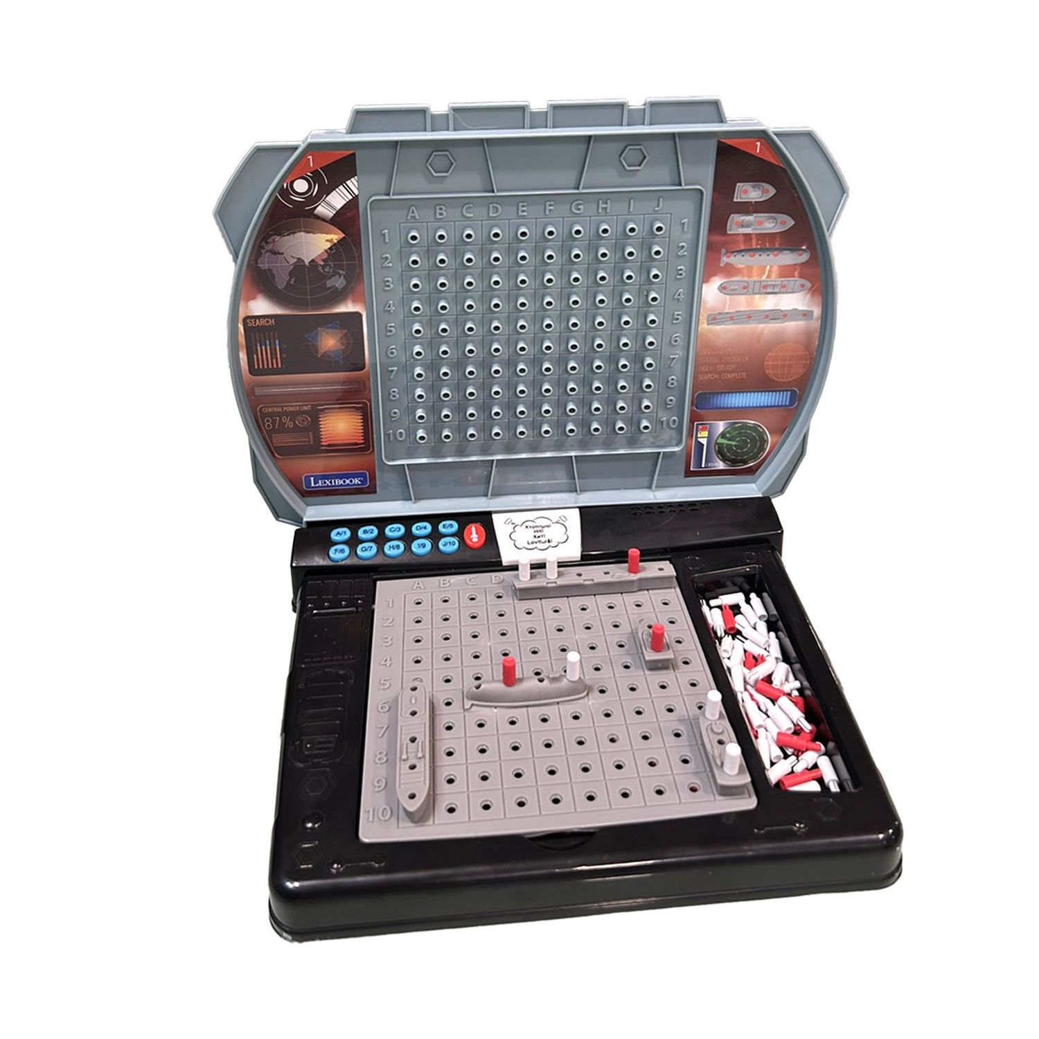 Lexibook Ηλεκτρονική Ναυμαχία με Ήχους και Φώτα - Παιχνίδι Στρατηγικής 1-2 Παικτών GT2800i5