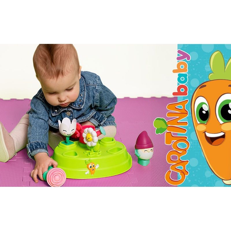 Carotina Baby Edu Shapes - Κήπος με Νάνους & Λουλούδια (Παιχνίδι Σχημάτων) Lisciani 109951