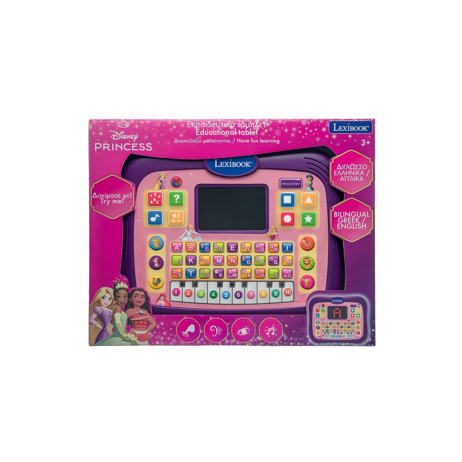 Εκπαιδευτικό Δίγλωσσο Tablet Disney Princess 3+ Ετών Lexibook JCPAD007DPi8